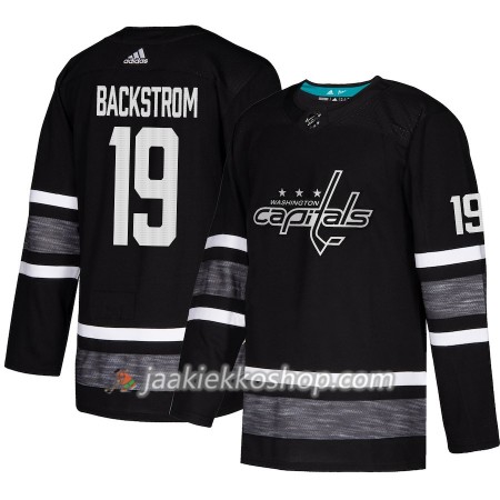 Miehille NHL Washington Capitals Pelipaita Nicklas Backstrom 19 Musta 2019 All-Star Adidas Authentic